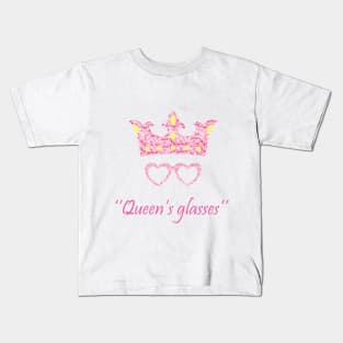 Queen's Glasses Kids T-Shirt